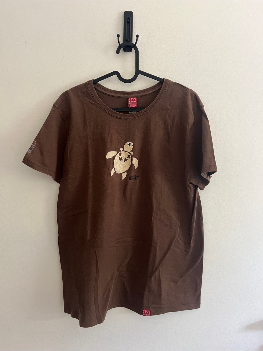 Vintage Brown Hawaii Turtle Graphic Tee
